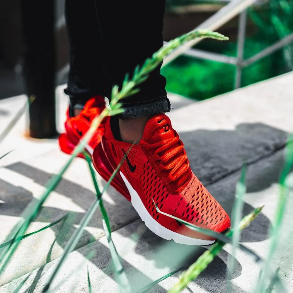 Nike Air Max 270 Habanero Red Nike Air Max cushioned sneakers