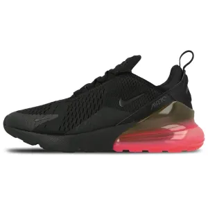 Nike Air Max 270 QS Black-Hot Punch Nike Air Max sneakers with air cushioning design
