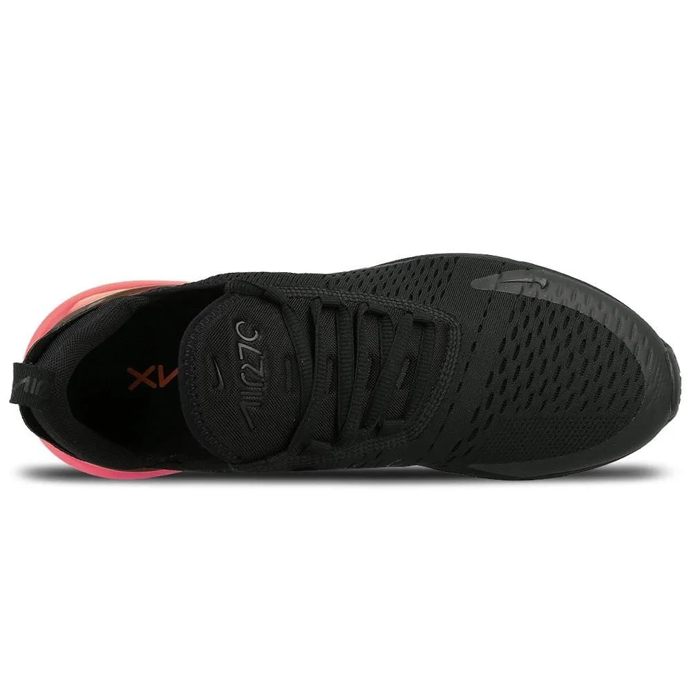Nike Air Max 270 QS Black-Hot Punch Nike Air Max cushioned sneakers