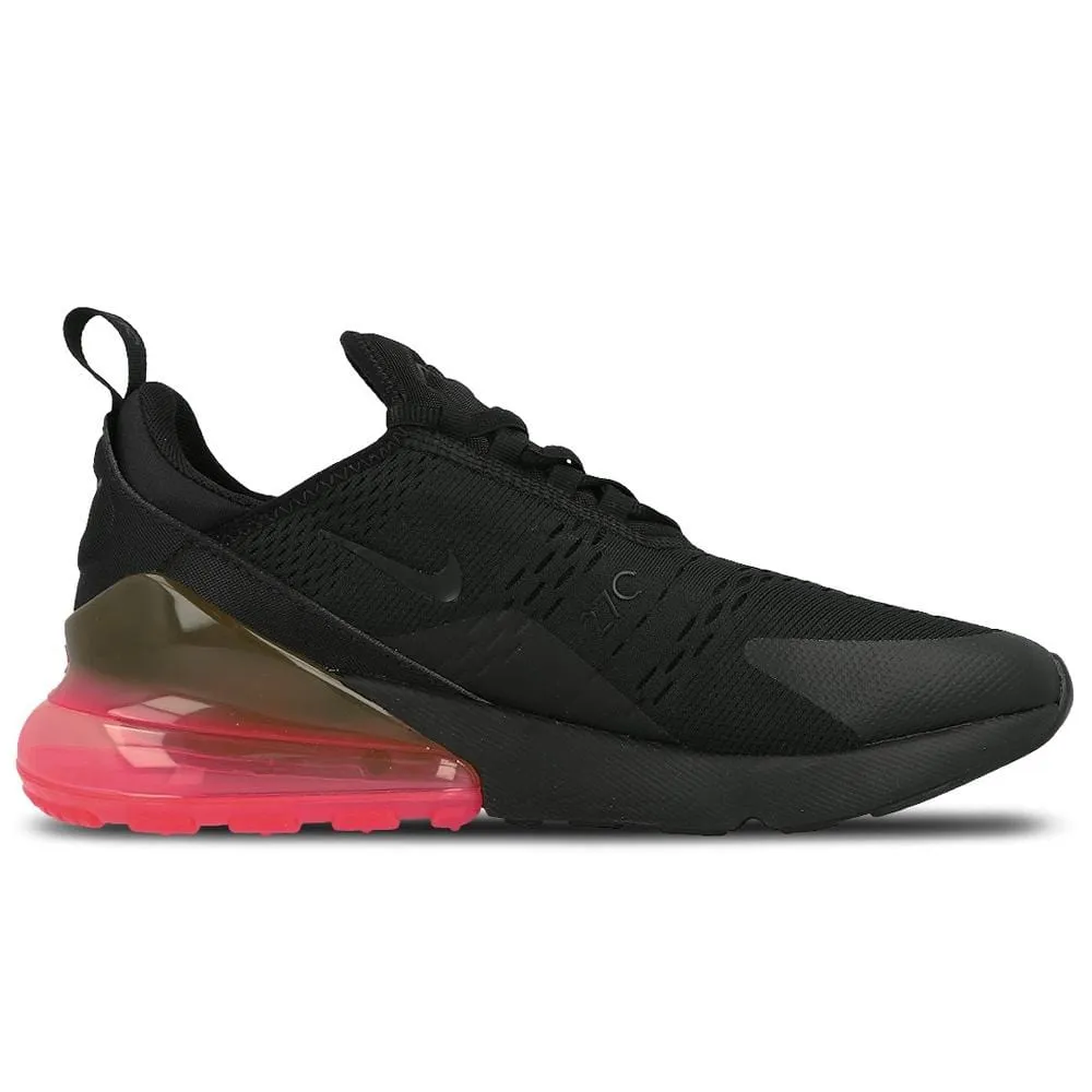 Nike Air Max 270 QS Black-Hot Punch Nike Air Max cushioned sneakers