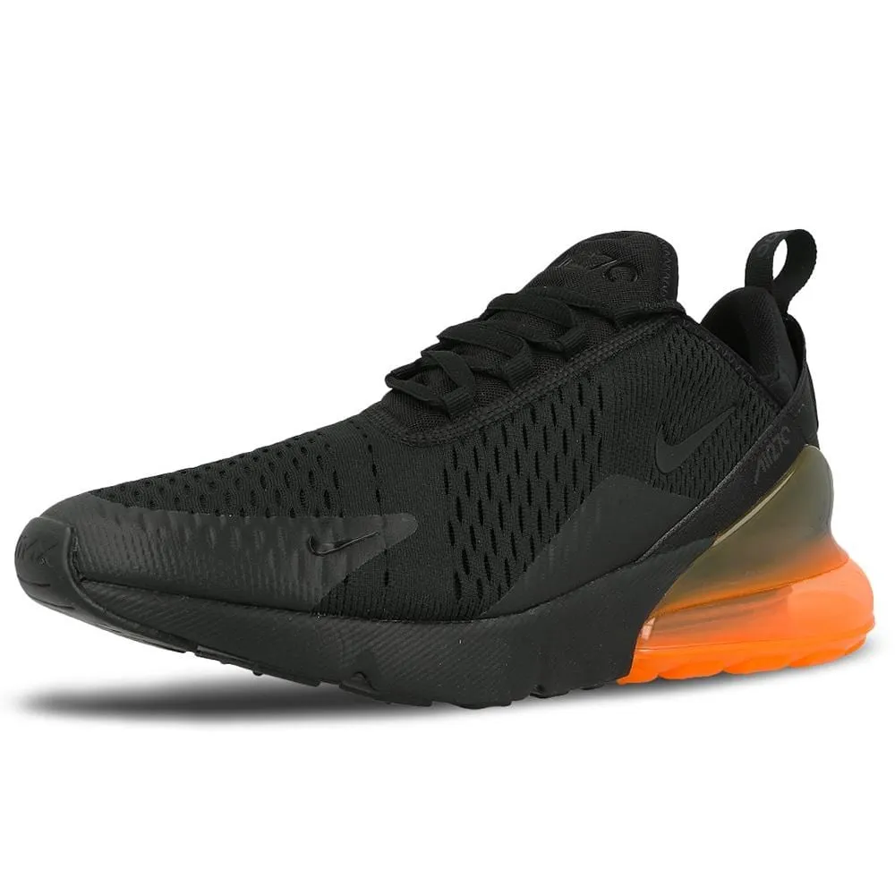 Nike Air Max 270 QS Black-Tonal Orange Nike Air Max cushioned sneakers