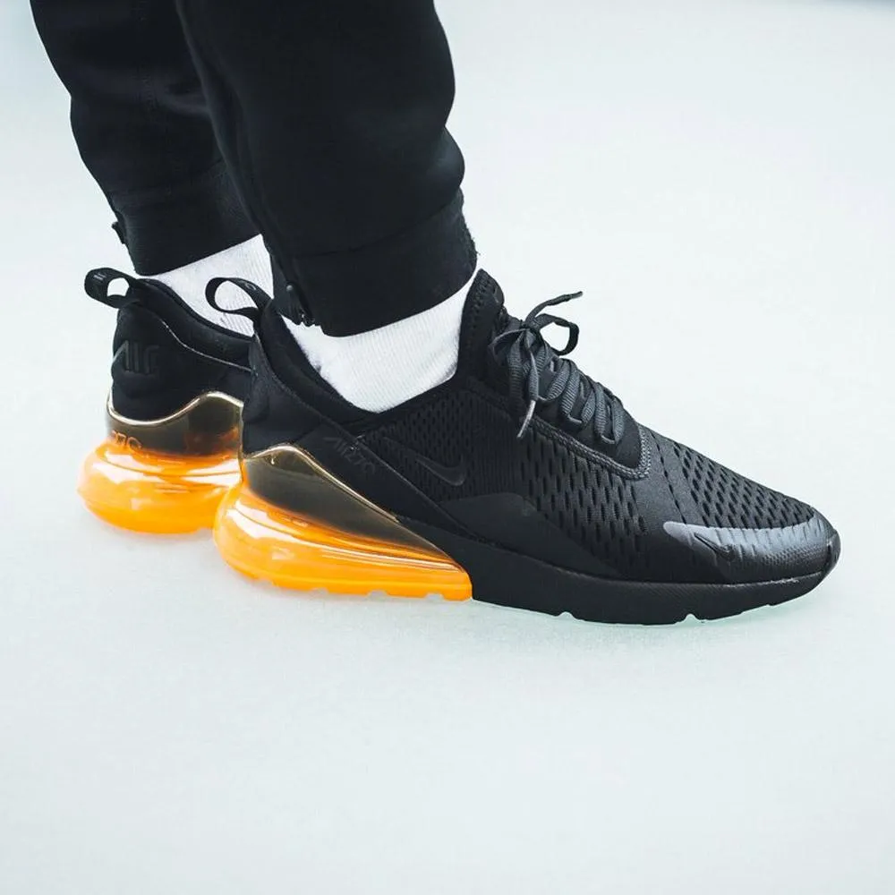 Nike Air Max 270 QS Black-Tonal Orange Nike Air Max cushioned sneakers