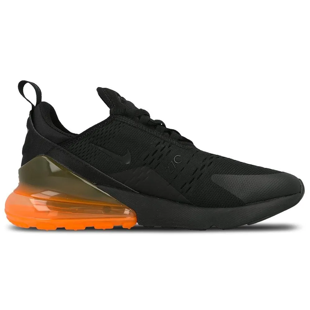 Nike Air Max 270 QS Black-Tonal Orange Nike Air Max cushioned sneakers