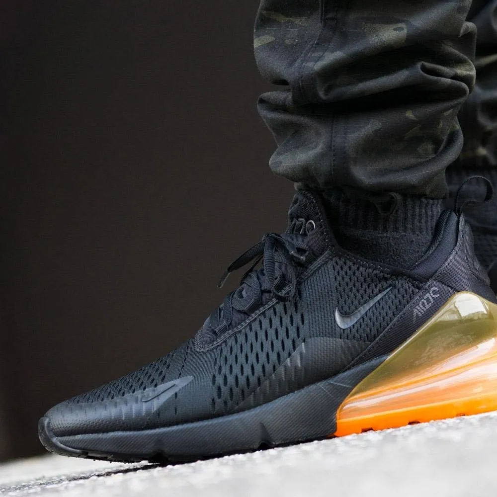 Nike Air Max 270 QS Black-Tonal Orange Nike Air Max cushioned sneakers