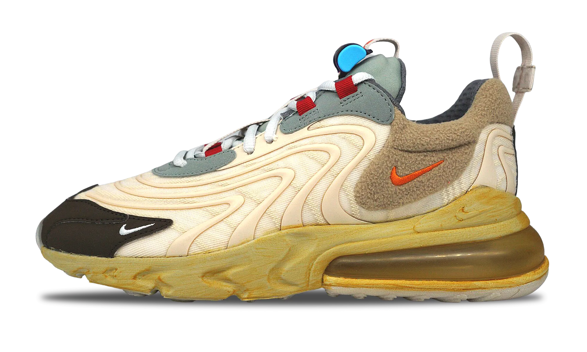 nike Air Max 270 React ENG x Travis Scott Cactus (CT2864-200) Men Size 4-14 nike air max versatile running and casual sneakers