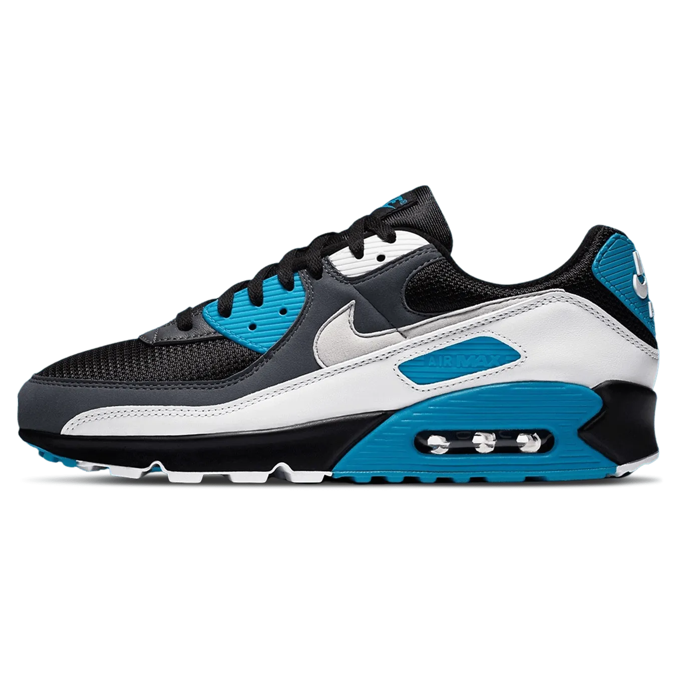Nike Air Max 90 'Black Blue' Nike Air Max lifestyle sneakers with sport details