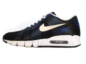 Nike Air Max 90 Current Flywire Black Varsity Royal Nike Air Max sneakers with air cushioning design