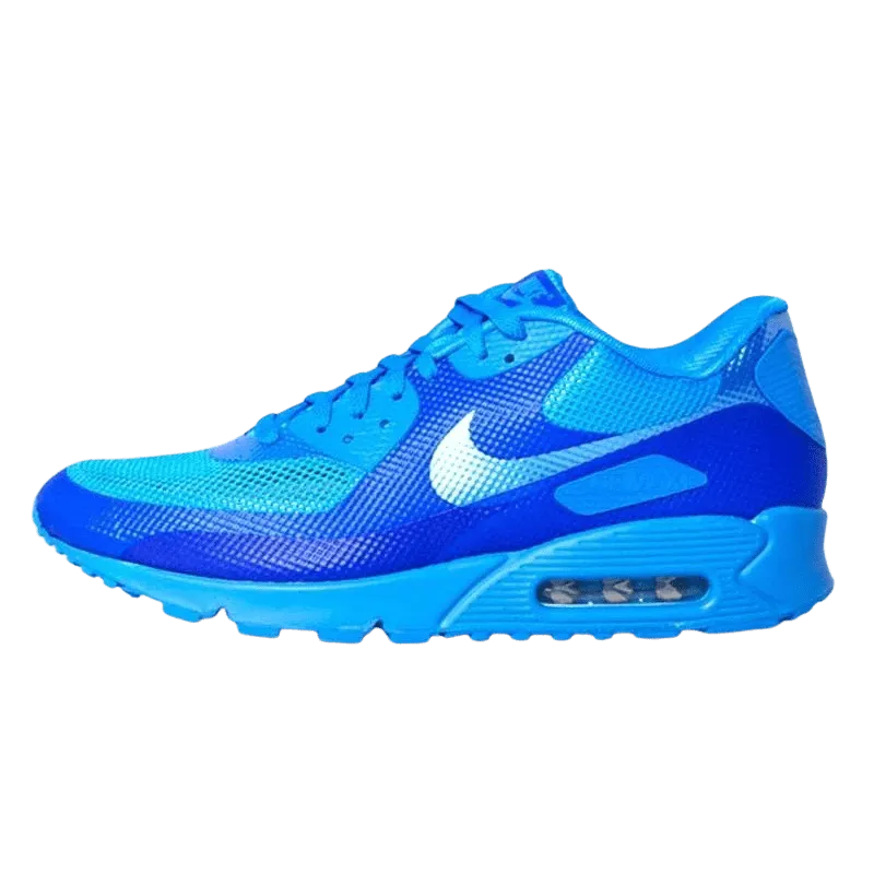 Nike Air Max 90 Hyperfuse "Blue Glow" Nike Air Max sneakers with air cushioning design