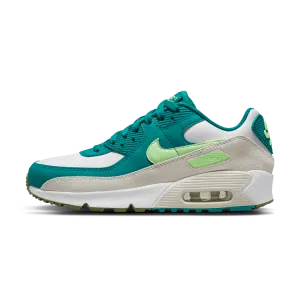 Nike Air Max 90 Leather GS 'Bright Spruce Barely Volt' Nike Air Max lifestyle sneakers with sport details