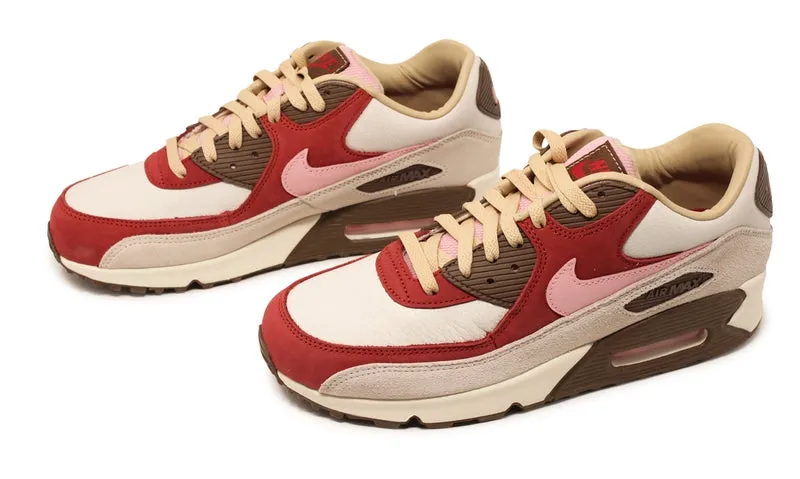 Nike Air Max 90 NRG Bacon 2021 Sail Pink Red Brown (CU1816-100) Men Size 4-10 Air Max series