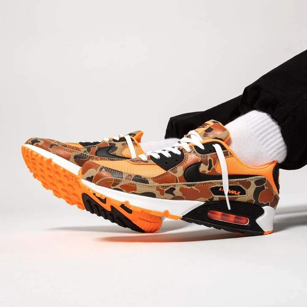 Nike Air Max 90 Orange Duck Camo Nike Air Max running sneakers