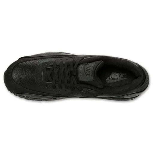 Nike Air Max 90 Premium Black-Metallic Silver Nike Air Max cushioned sneakers