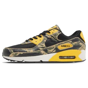 Nike Air Max 90 Premium 'Camo Pack - University Gold' Nike Air Max lifestyle sneakers with sport details