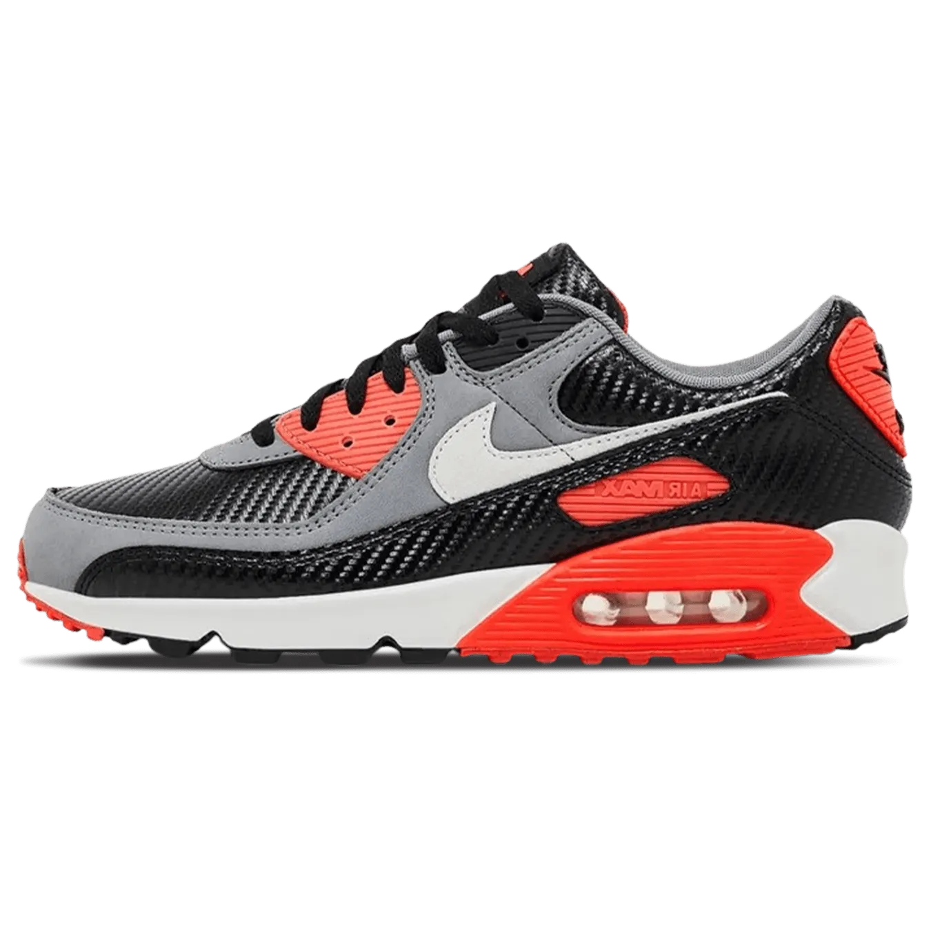 Nike Air Max 90 Premium 'Carbon Fiber Infrared' Nike Air Max lifestyle sneakers with sport details