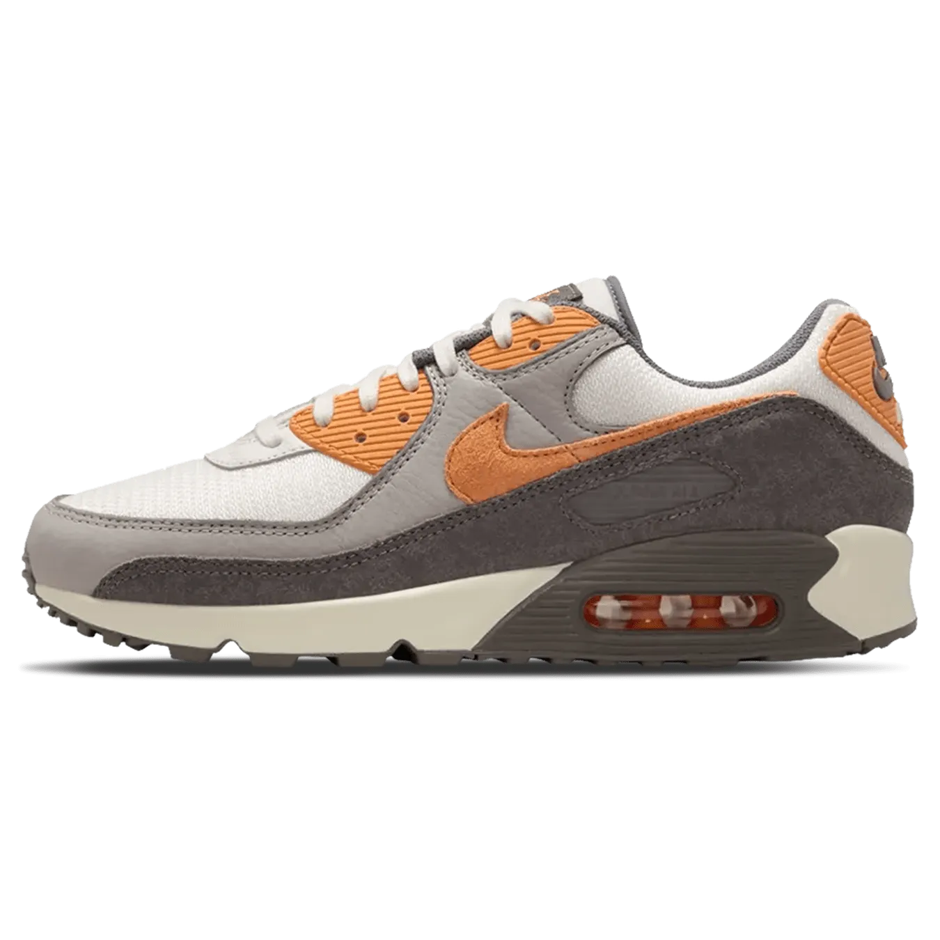Nike Air Max 90 Premium 'Flat Pewter Copper Moon' Nike Air Max lifestyle sneakers with sport details