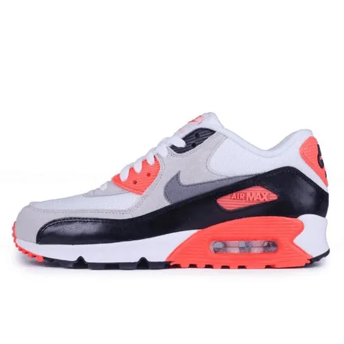 Nike Air Max 90 Premium Mesh Infrared 2015 GS (724882-100) Youth Size 5Y-7Y nike air max versatile running and casual sneakers