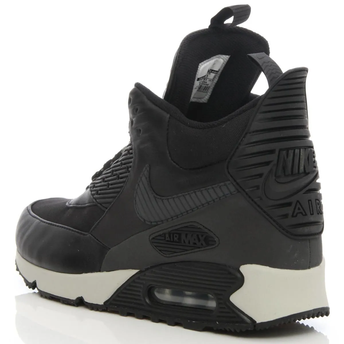 Nike Air Max 90 SneakerBoot WNTR Black Nike Air Max cushioned sneakers