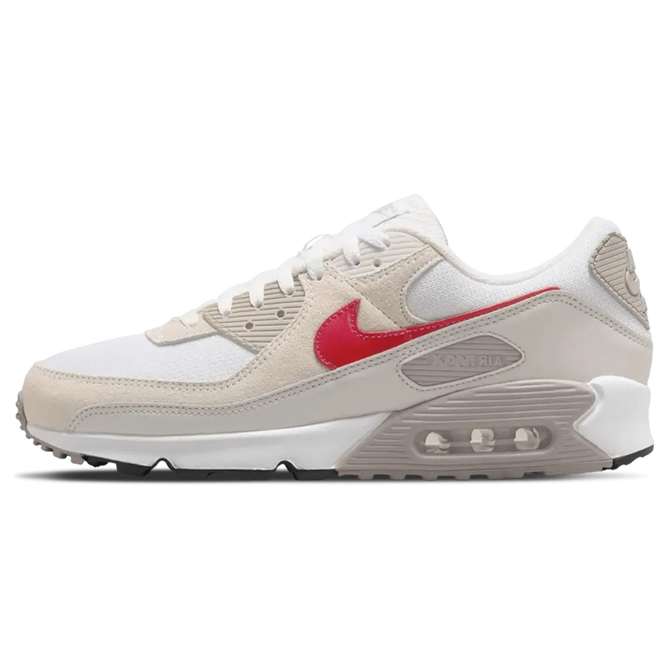 Nike Air Max 90 'Summit White University Red' Nike Air Max lifestyle sneakers with sport details