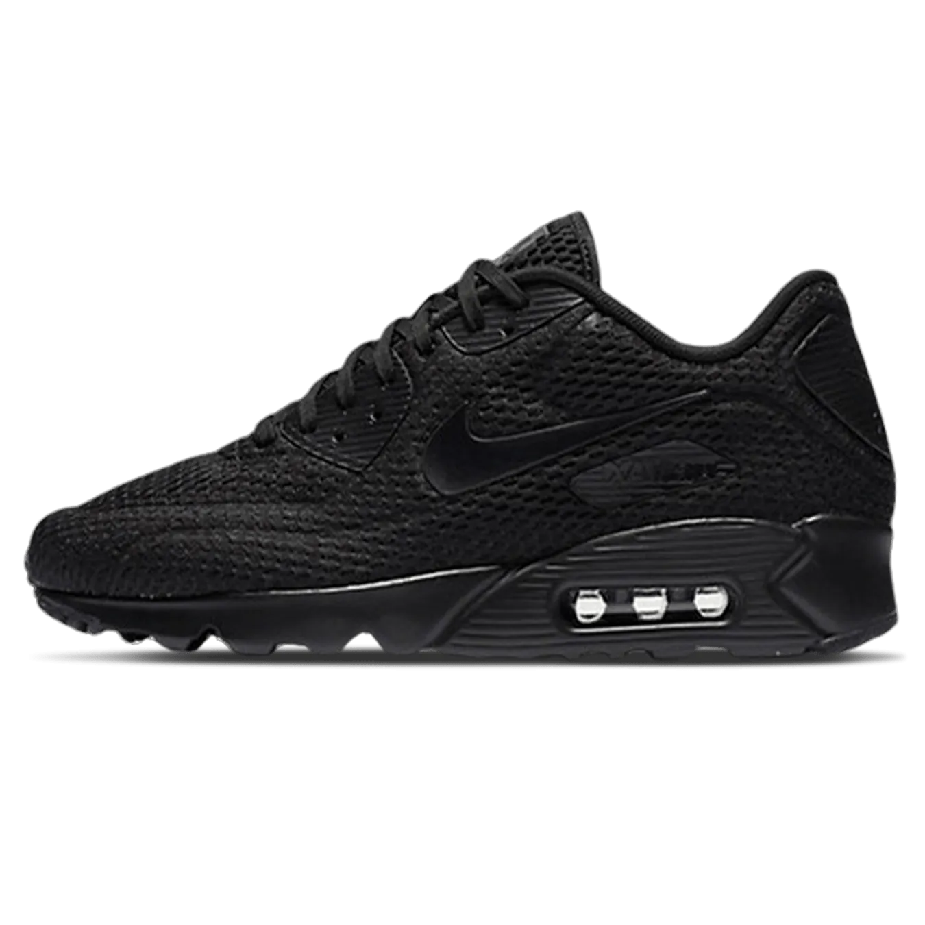 Nike Air Max 90 Ultra BR 'Triple Black' Nike Air Max lifestyle sneakers with sport details