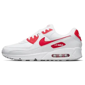 Nike Air Max 90 'White University Red' Nike Air Max lifestyle sneakers with sport details