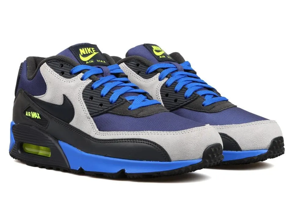 Nike Air Max 90 Winter PRM "Blue Recall-Dark Obsidian-Flat Silver" Nike Air Max cushioned sneakers