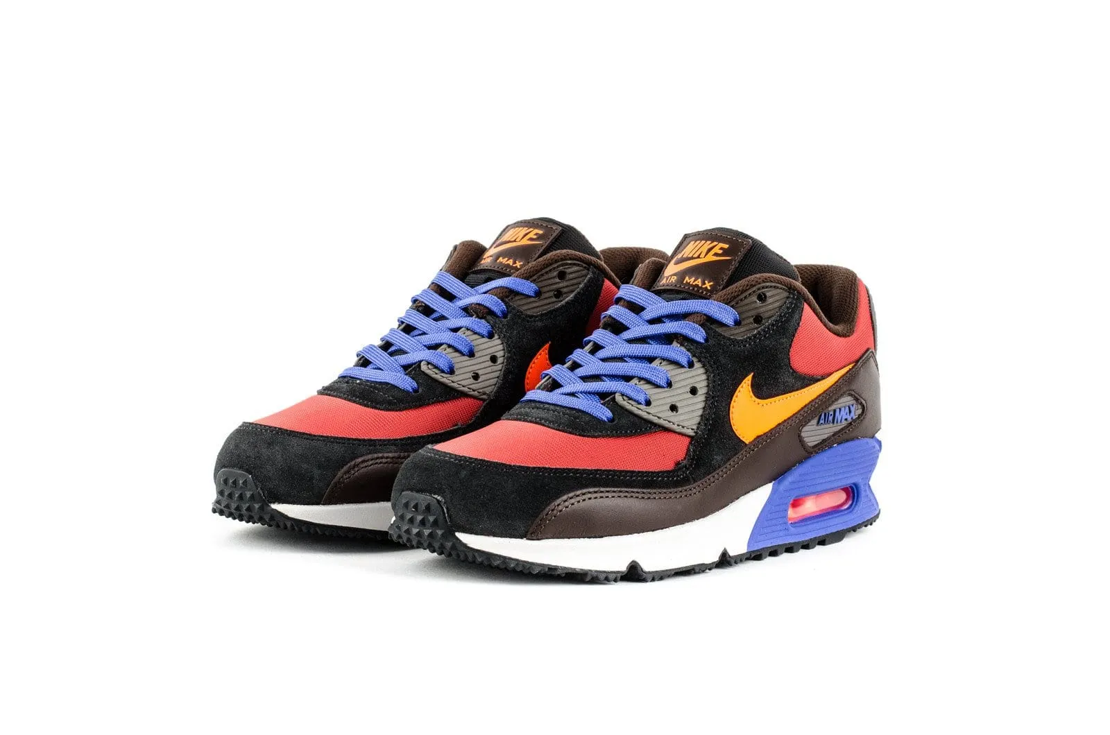 Nike Air Max 90 Winter PRM 'Red Clay-Hyper Crimson-Black Pine' Nike Air Max cushioned sneakers