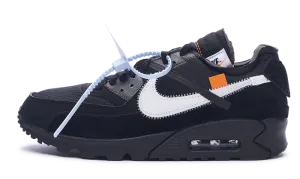 Nike Air Max 90 x OFF-WHITE Black 2019 (AA7293-001) Men's Size 6-13 nike air max versatile running and casual sneakers