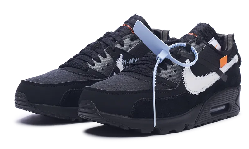 Nike Air Max 90 x OFF-WHITE Black 2019 (AA7293-001) Men's Size 6-13 Air Max series