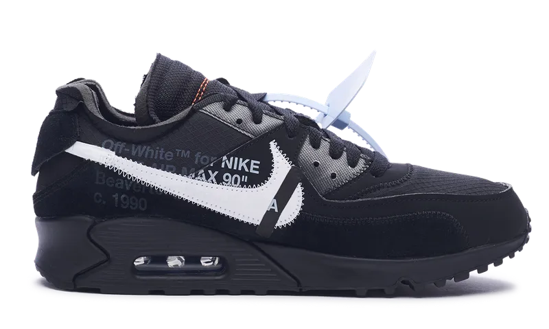 Nike Air Max 90 x OFF-WHITE Black 2019 (AA7293-001) Men's Size 6-13 Air Max series