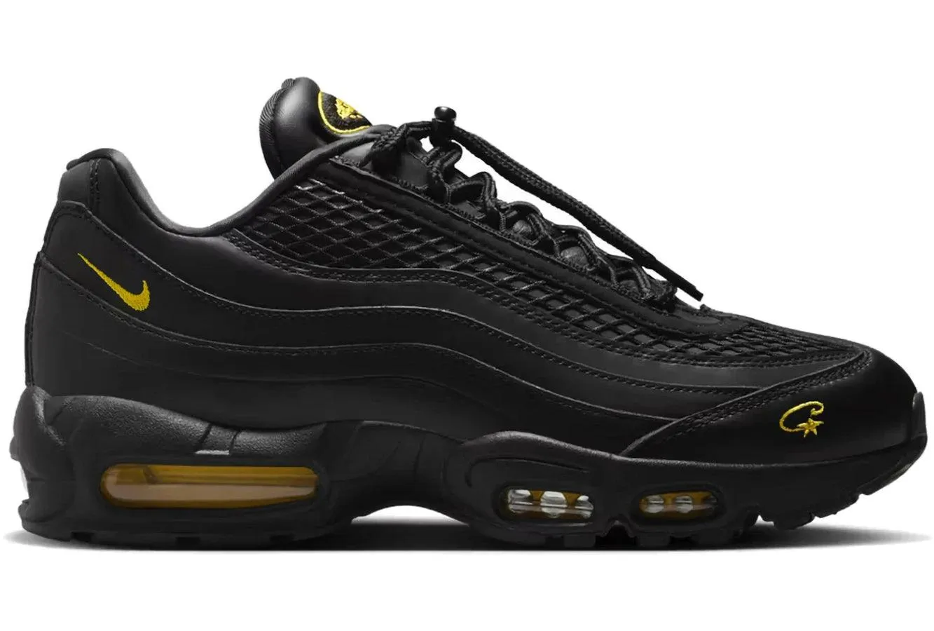 Nike Air Max 95 Corteiz Honey Black Nike Air Max casual shoes with visible air tech
