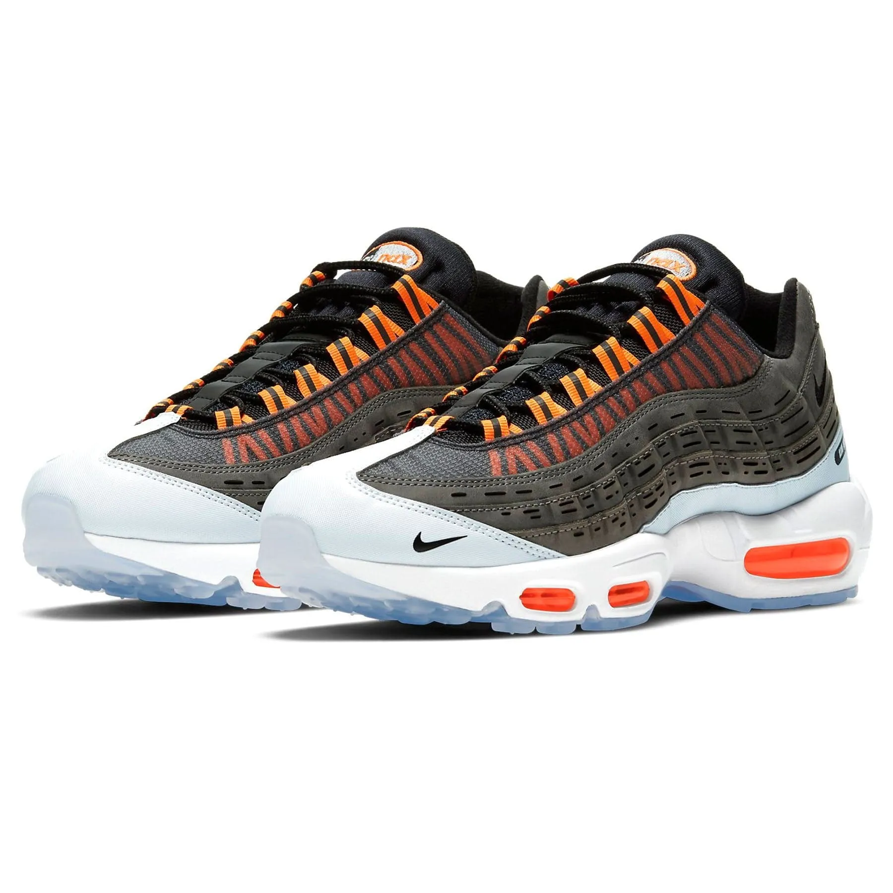 Nike Air Max 95 Kim Jones Black 'Total Orange' Nike Air Max running sneakers