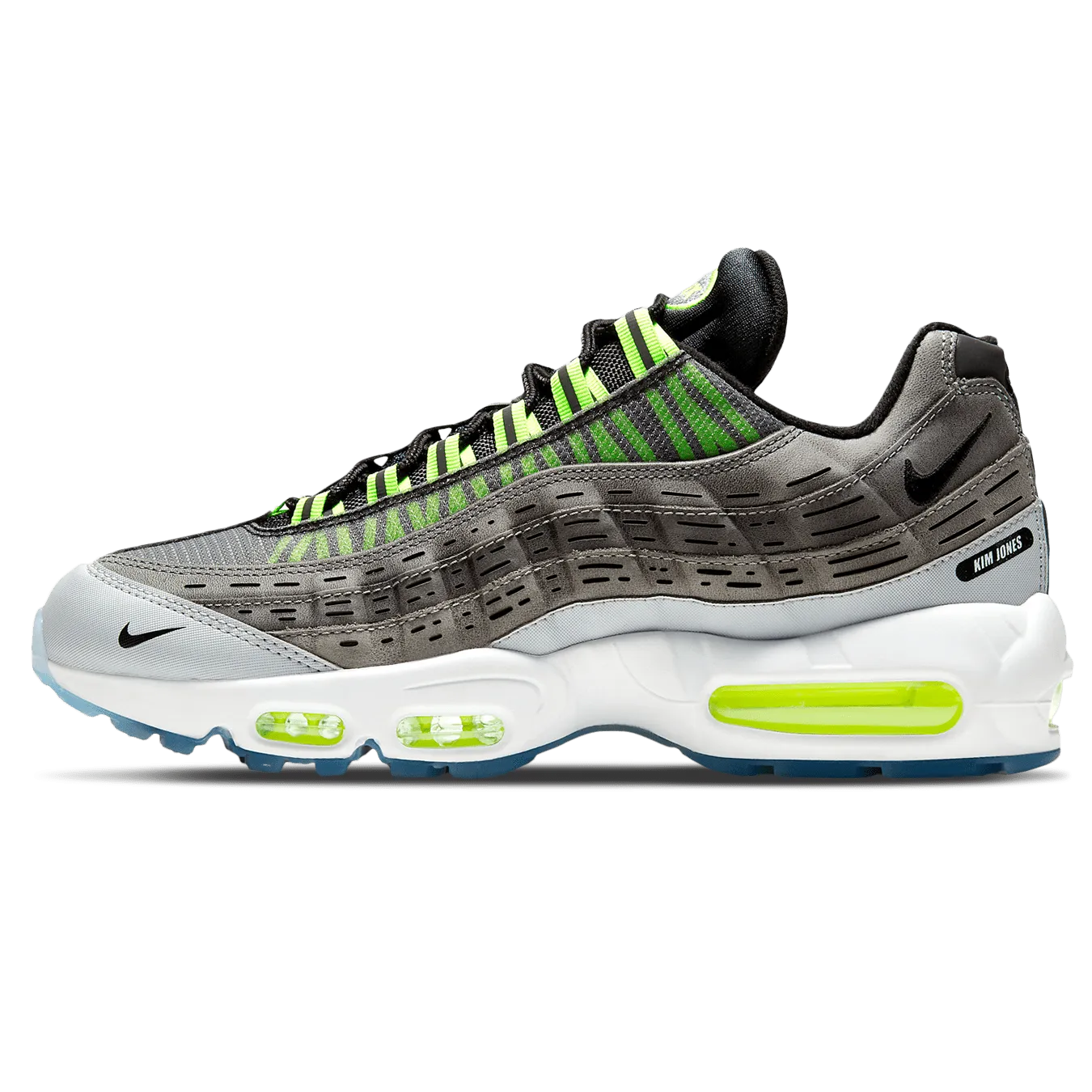 Nike Air Max 95 Kim Jones Black 'Volt' Nike Air Max lifestyle sneakers with sport details