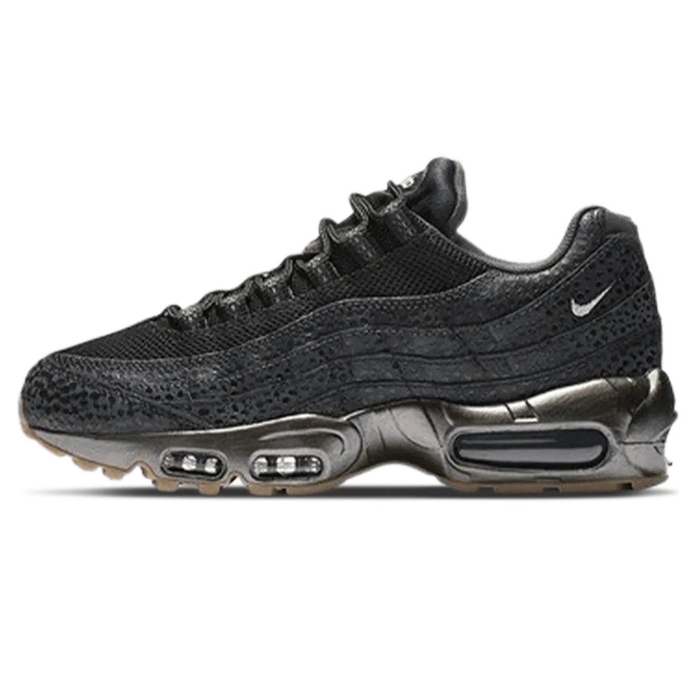 Nike Air Max 95 Premium Wmns 'Black Metallic Hematite' Nike Air Max lifestyle sneakers with sport details