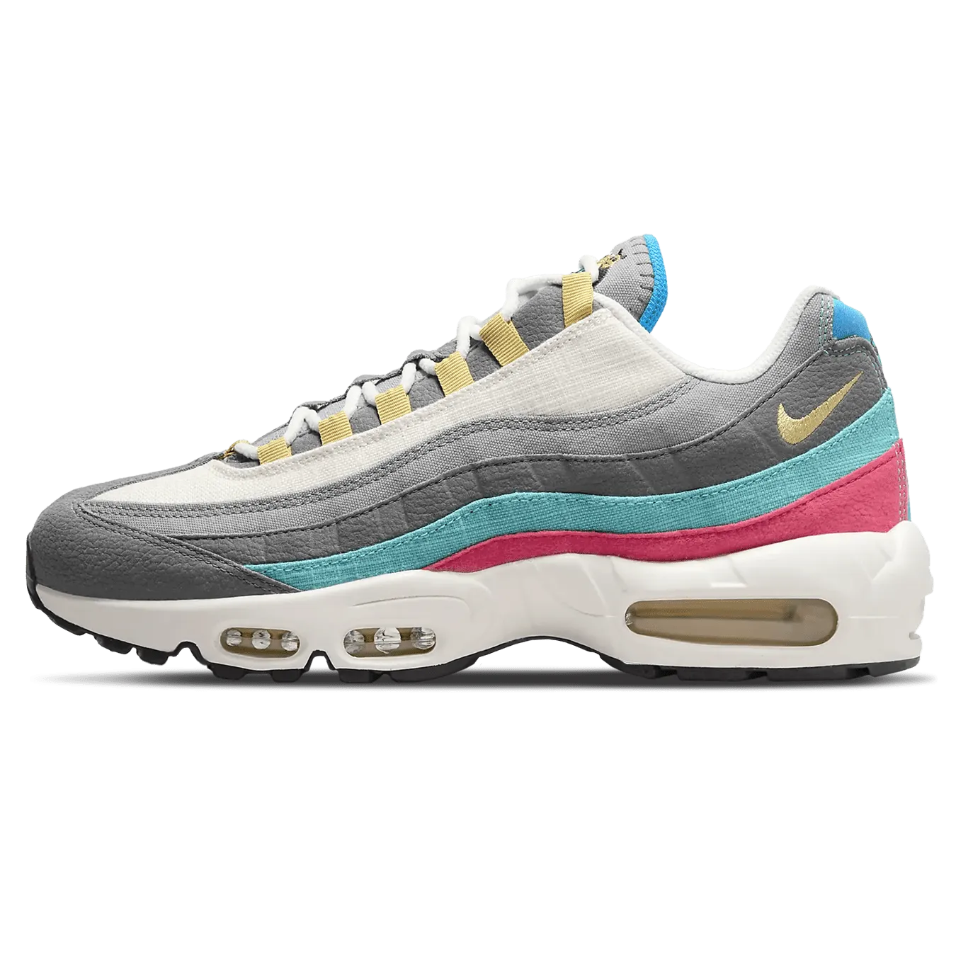Nike Air Max 95 SE 'Iron Grey Celery' Nike Air Max lifestyle sneakers with sport details