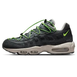 Nike Air Max 95 'Speed Lacing - Off Noir Volt' Nike Air Max lifestyle sneakers with sport details