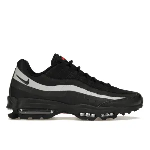 Nike Air Max 95 Ultra Black Picante Red Nike Air Max casual shoes with visible air tech