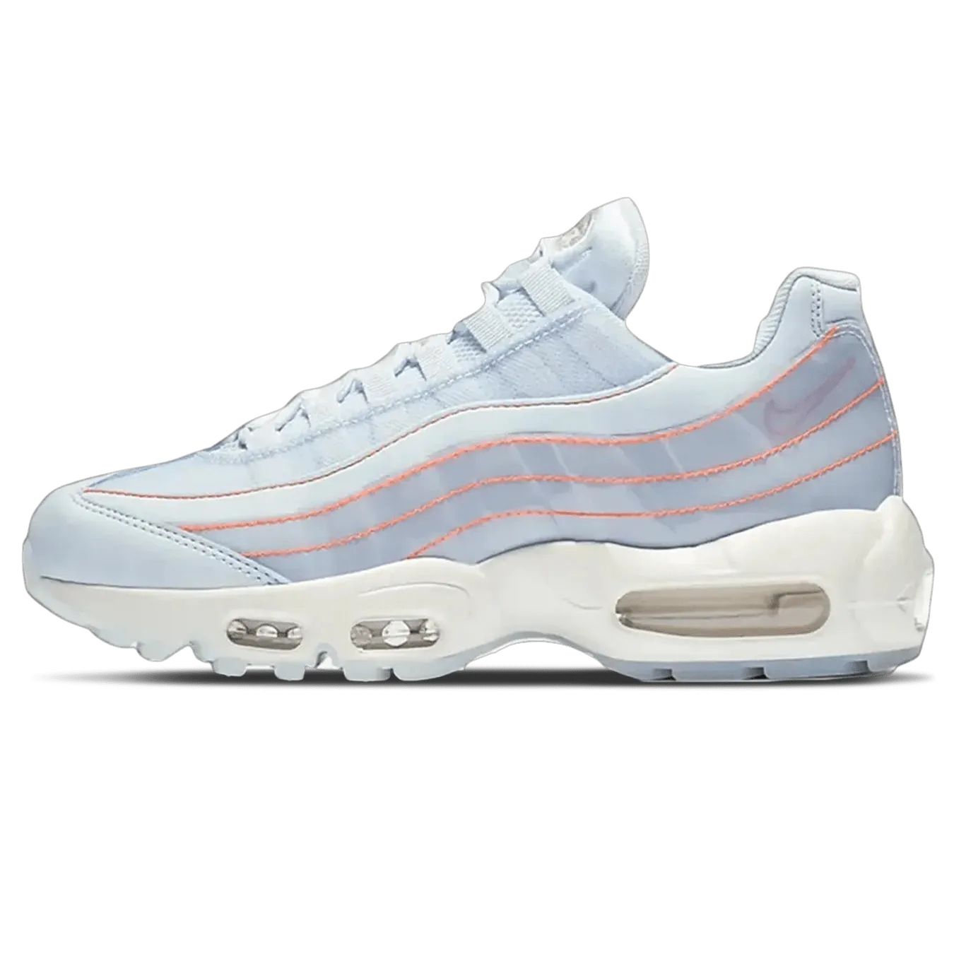 Nike Air Max 95 Wmns 'Half Blue' Nike Air Max lifestyle sneakers with sport details