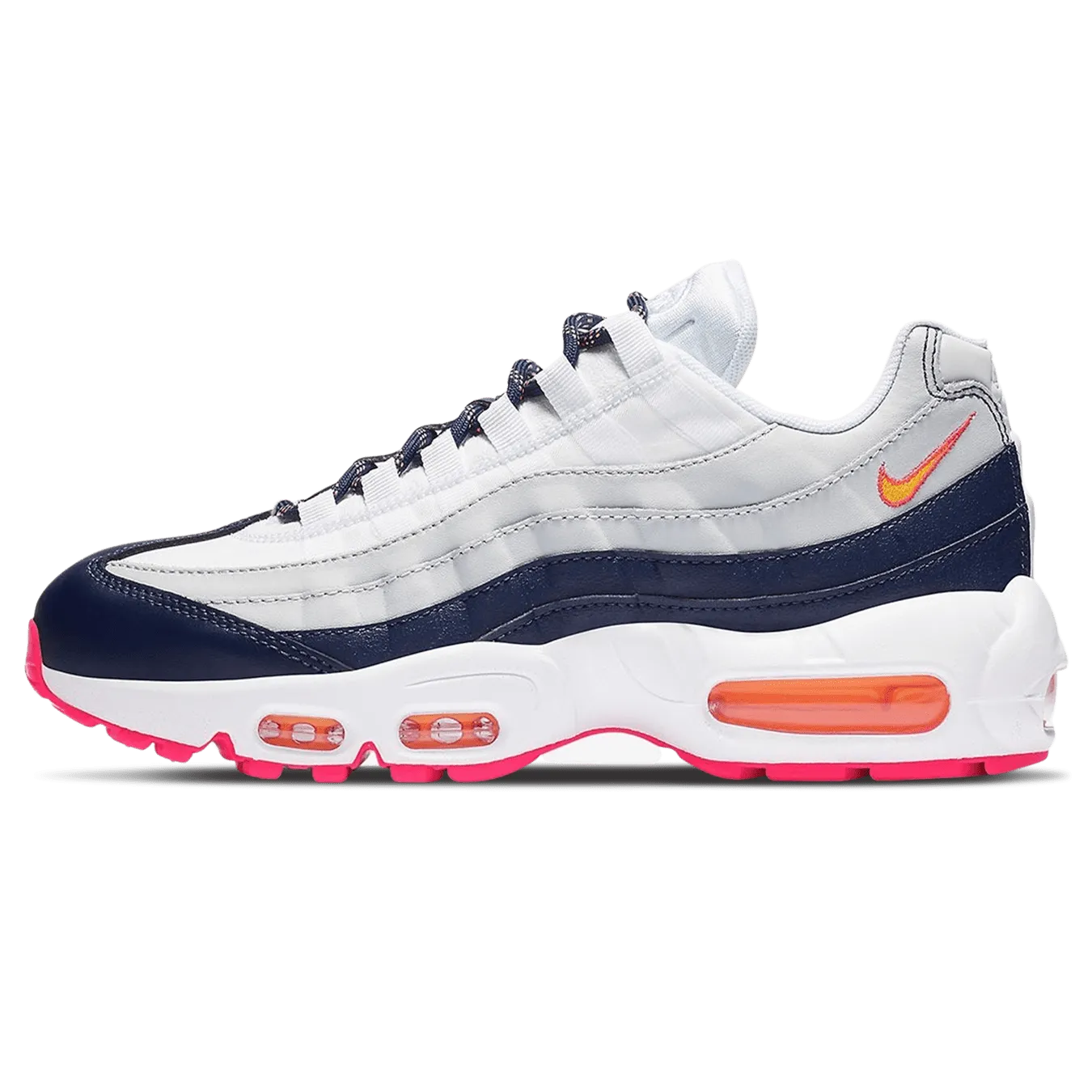 Nike Air Max 95 Wmns 'Navy Orange' Nike Air Max lifestyle sneakers with sport details