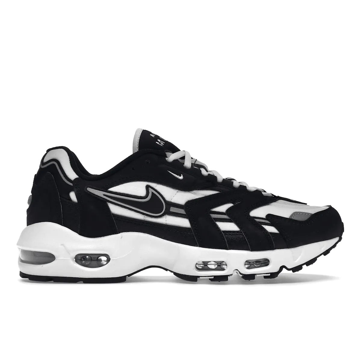 Nike Air Max 96 II Black White Nike Air Max casual shoes with visible air tech