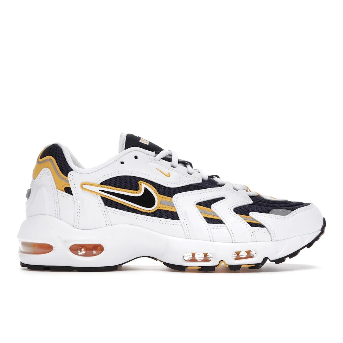 Nike Air Max 96 II Goldenrod Nike Air Max casual shoes with visible air tech