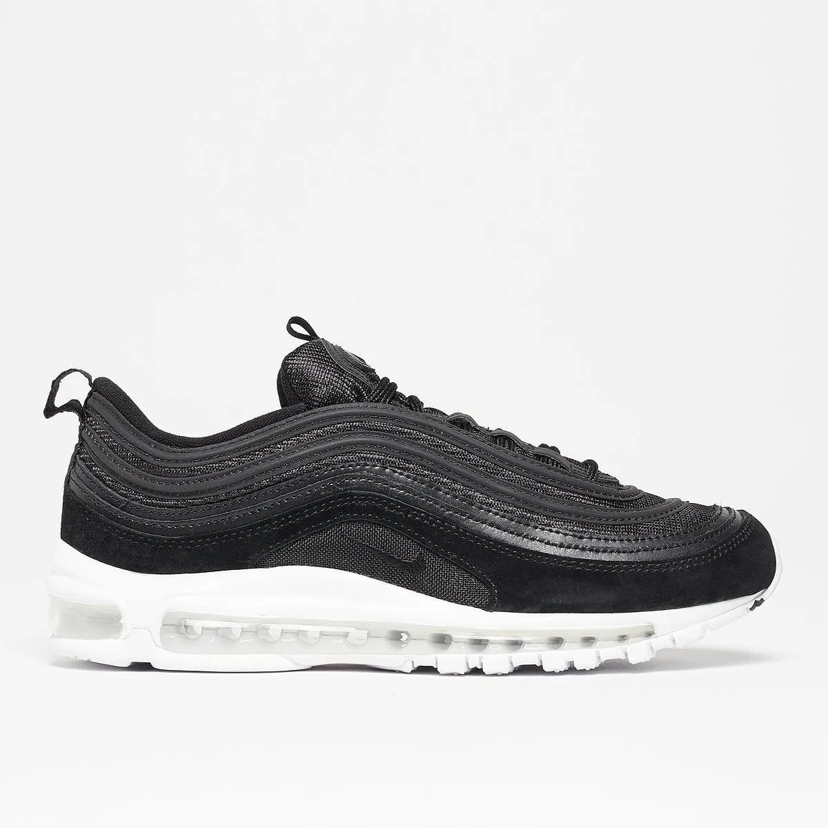 Nike Air Max 97 (Black - Black - White) Nike Air Max cushioned sneakers