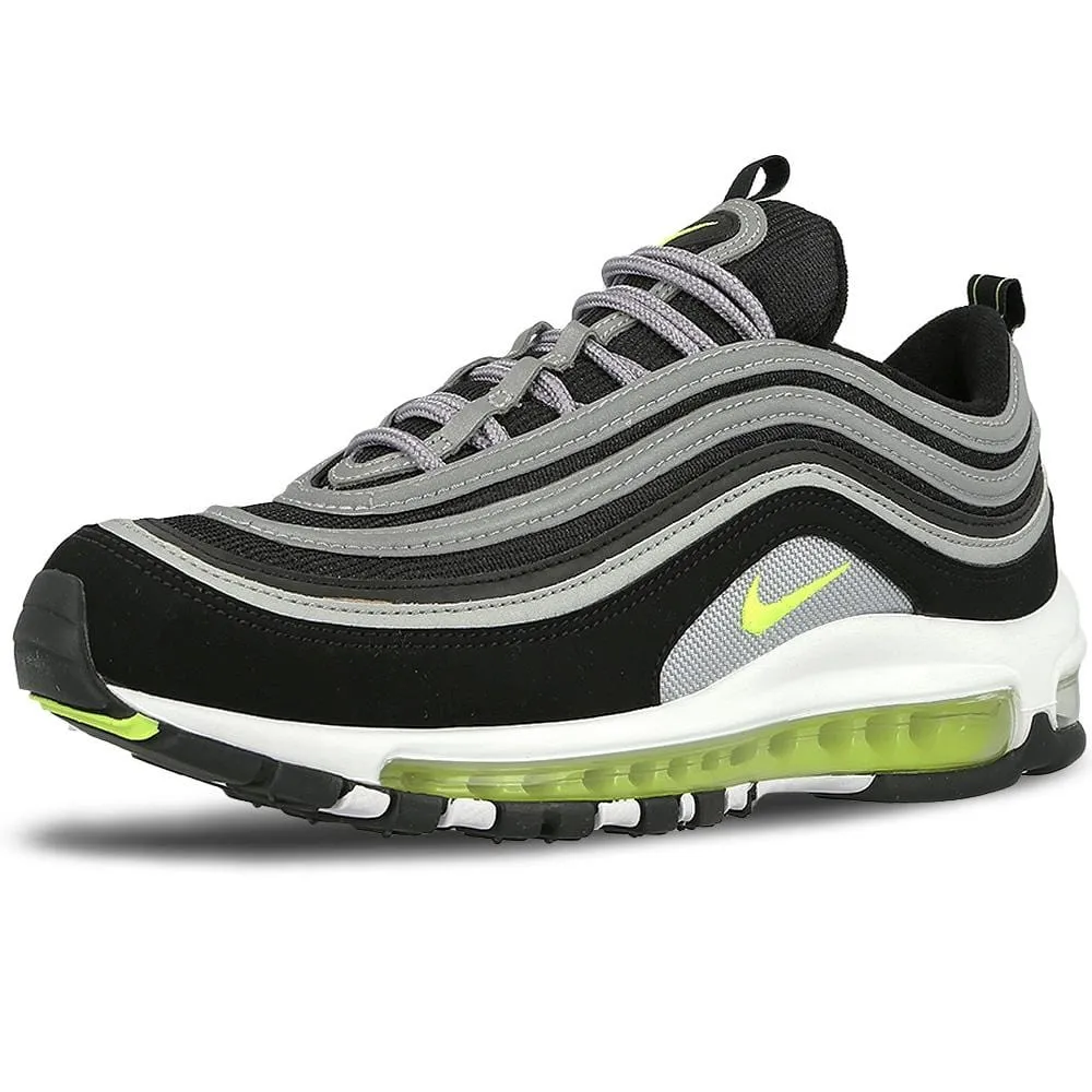 Nike Air Max 97 Black-Neon OG  Japan Nike Air Max cushioned sneakers
