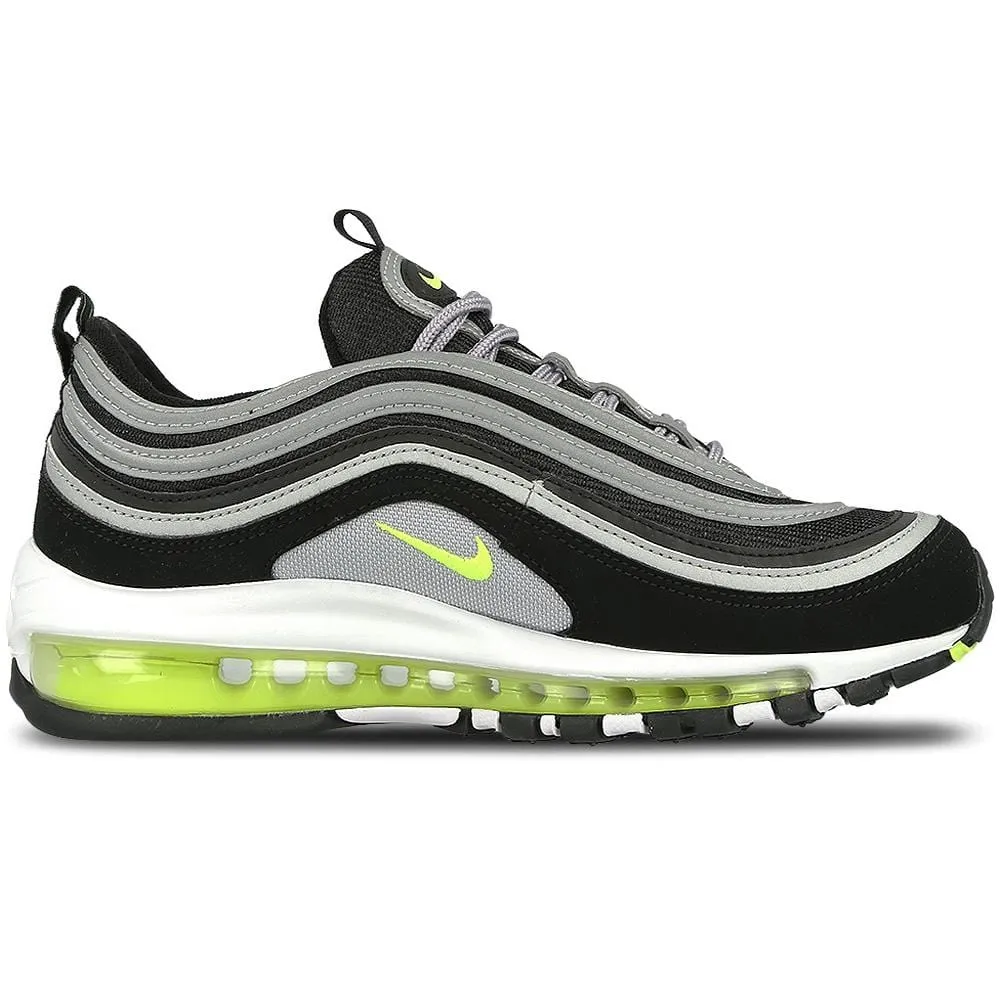 Nike Air Max 97 Black-Neon OG  Japan Nike Air Max cushioned sneakers