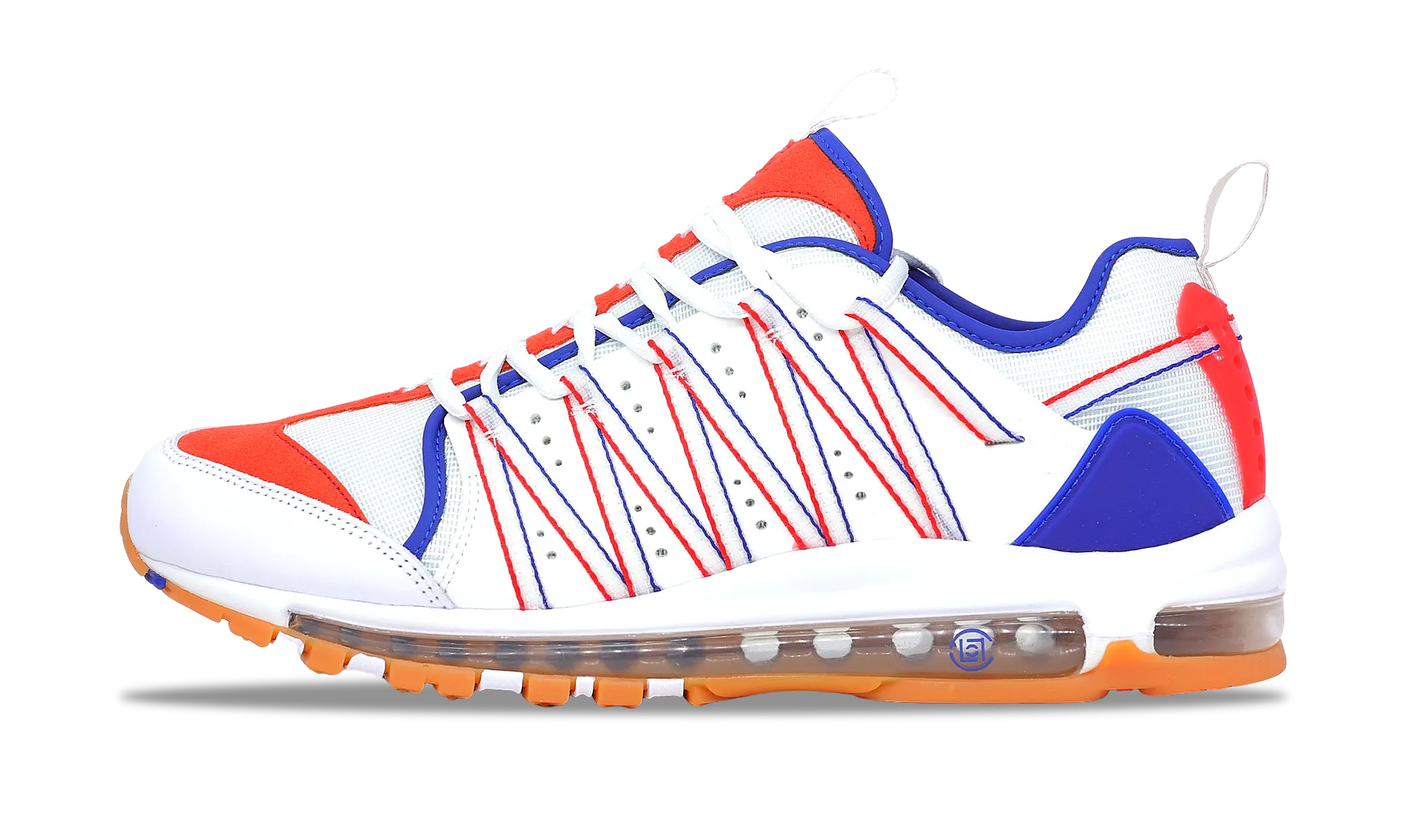 Nike Air Max 97 x CLOT Royal Red 2019 (AO2134-101) Men's Size 6-13 nike air max versatile running and casual sneakers