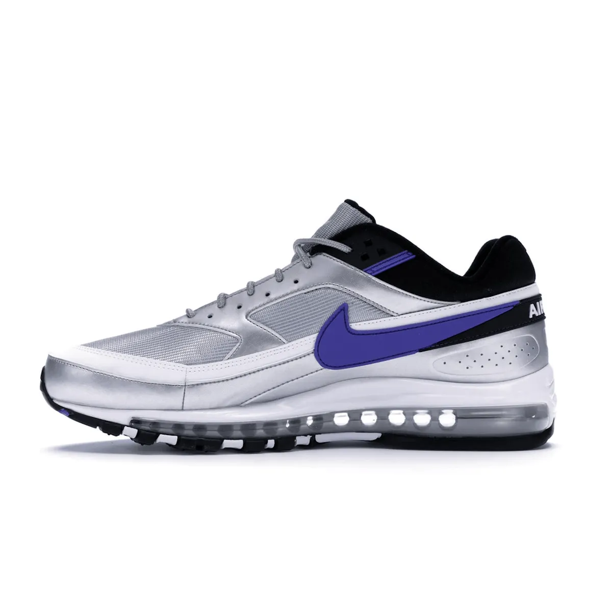 Nike Air Max 97/BW Metallic Silver Persian Violet Nike Air Max casual shoes