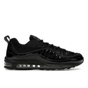 Nike Air Max 98 Supreme Black Nike Air Max casual shoes with visible air tech