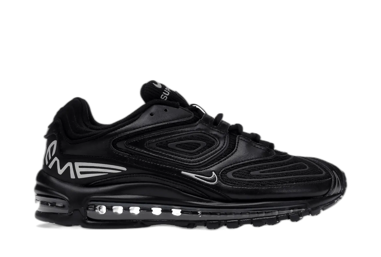 Nike Air Max 98 TL Supreme Black Nike Air Max casual shoes with visible air tech