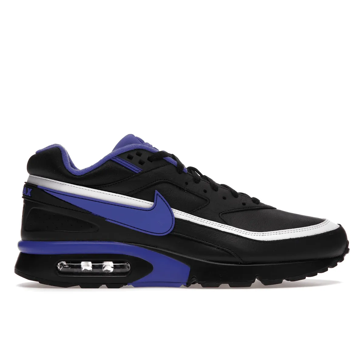 Nike Air Max BW AND Black Persian Violet Leather Nike Air Max casual shoes with visible air tech