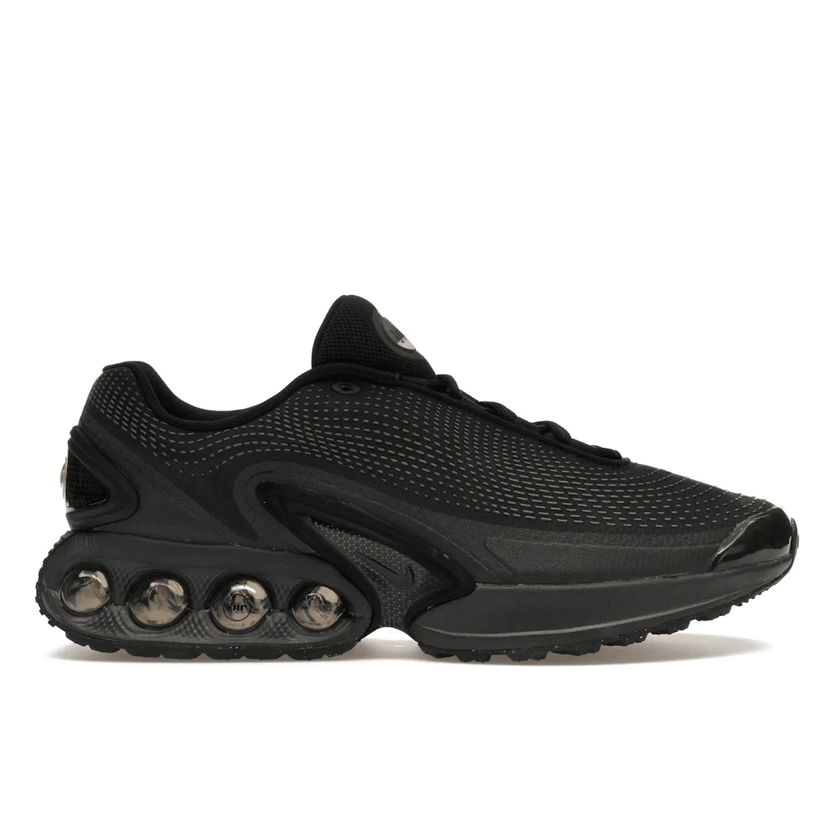 Nike Air Max Dn Black Dark Smoke Grey Nike Air Max casual shoes with visible air tech
