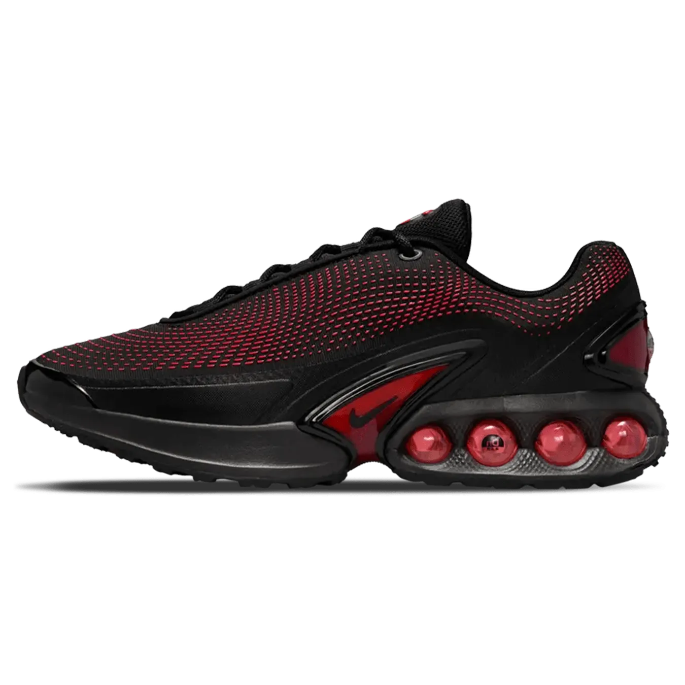 Nike Air Max DN Essential 'Black Bright Crimson' Nike Air Max lifestyle sneakers with sport details
